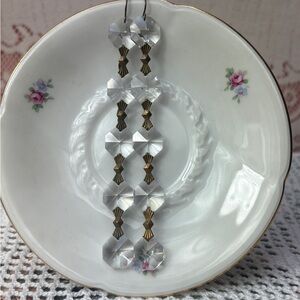 Vintage Chandelier Crystal Drop Earrings | 5” Statement